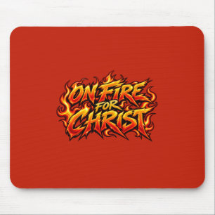 Für Christus entflammt Mousepad