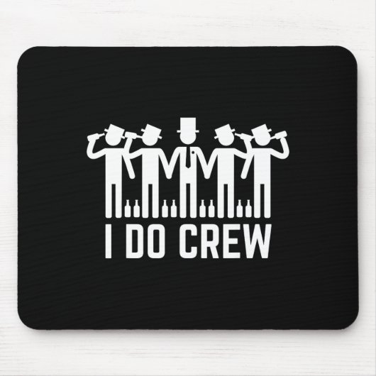 Für Crew Trauzeugen Junggesellenabschied Mousepad (Vorne)