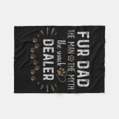 Für Dad Der Mann Der Mythos Der Snack-Händler Hund Fleecedecke (Vorderseite (Horizontal))