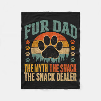 Für Dad Der Mythos Der Snack Er Lustiger Hundepfot Fleecedecke