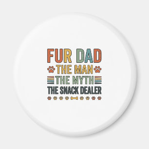 Für Dad Der Snack-Händler Vintage Hundeliebhaber S Magnet