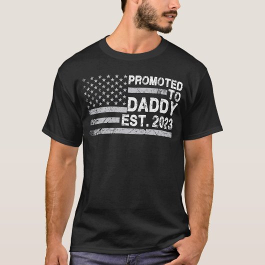 Für Daddy 2023 zum ersten Mal Vater American Fl T-Shirt (Vorderseite)
