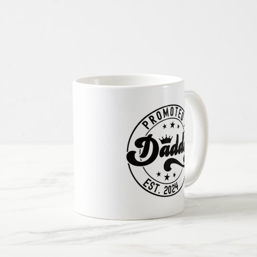 Für Daddy 2024 Kaffeetasse (VorderseiteRechts)