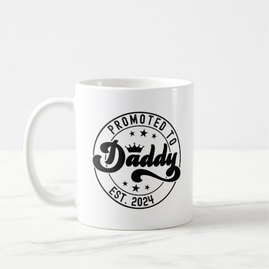 Für Daddy 2024 Kaffeetasse (Links)
