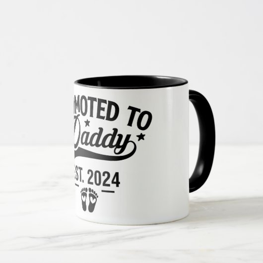 Für Daddy 2024 niedlich Tasse (VorderseiteRechts)