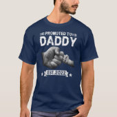 Für Daddy Est 2022 Retro Vathers Day neu T-Shirt (Vorderseite)