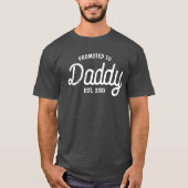 Für Daddy Est 2025 Köhlerheizung nach Maß bestimmt T-Shirt (Vorderseite)