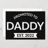 Für Daddy Est befördert. 2022 II Einladung (Vorne/Hinten)