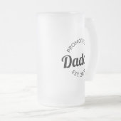 Für Daddy Est befördert. 2024 I Mattglas Bierglas (VorderseiteRechts)