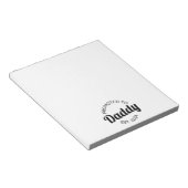 Für Daddy Est befördert. 2024 I Notizblock (angewinkelt)