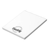 Für Daddy Est befördert. 2024 I Notizblock (Rotiert)