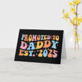 Für Daddy Est befördert. 2025 III Karte (Gelbe Blume)