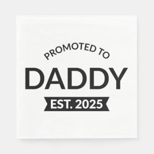 Für Daddy Est befördert. 2025 Serviette