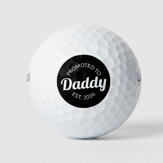Für Daddy Est befördert. 2026 Golfball (Vorderseite)