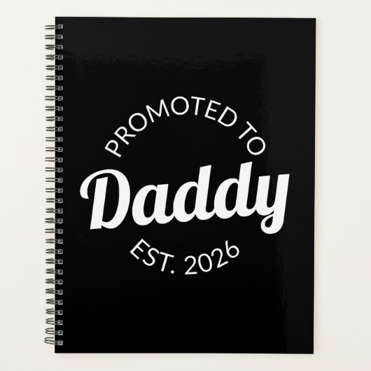 Für Daddy Est befördert. 2026 Planer (Vorderseite)