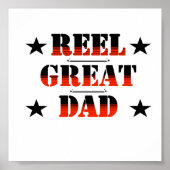Für Daddy Reel Great Vater Poster (Vorne)