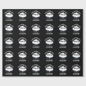 Für das Ausbrechen der Wolkenwitterwolke, dunkle B Geschenkpapier (Flach)