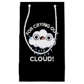 Für das Ausbrechen der Wolkenwitterwolke, dunkle B Kleine Geschenktüte (Vorderseite)