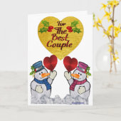 Für das beste Paar Karte (Gelbe Blume)