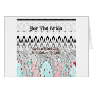 Für das Bride White und Black Edgy Design