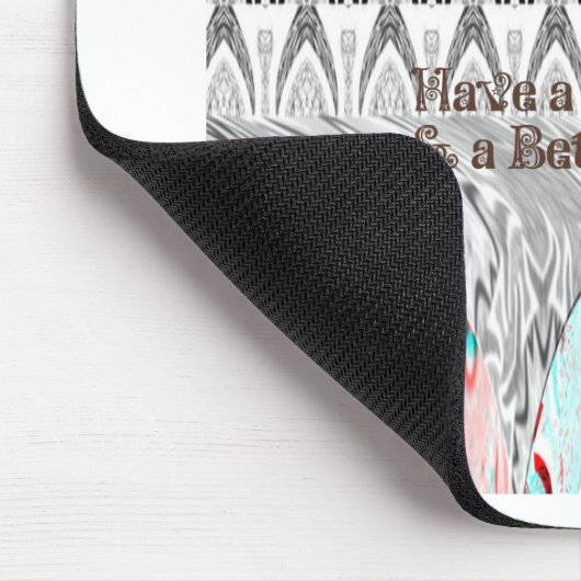 Für das Bride White und Black Edgy Design Mousepad (Ecke)