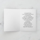 Für das Ehemann am Vatertag, individuelle Fotokart Karte (Innenseite)