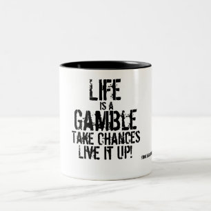 Für das freie temperamentvolle zweifarbige tasse