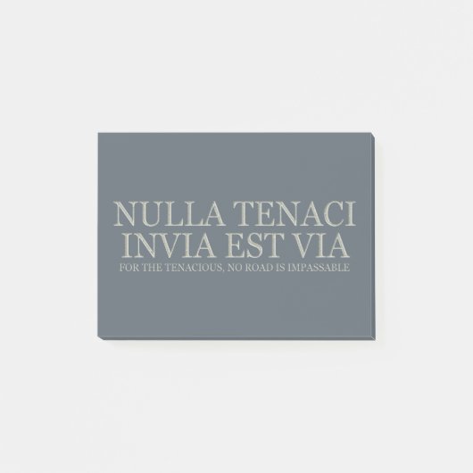 Für das hartnäckige ist keine Straße - Licht Post-it Klebezettel (Vorderseite)