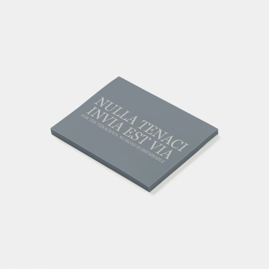 Für das hartnäckige ist keine Straße - Licht Post-it Klebezettel (angewinkelt)