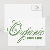 Für das Leben, Bio Postkarte (Vorne/Hinten)