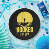 Für das Leben süchtig. Pappteller (Party)