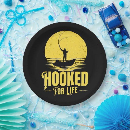 Für das Leben süchtig. Pappteller (Party)