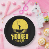 Für das Leben süchtig. Pappteller (Party)