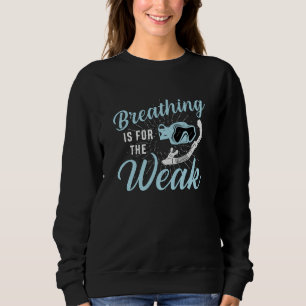 Für das schwache Schwimmbad ist das Atmen Sweatshirt