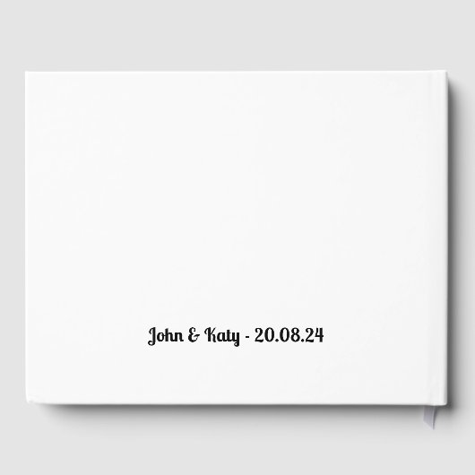 Für das Thema Plattenmusik Hochzeitsbuch Gästebuch (Rückseite)