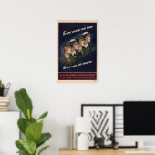 Für das Wohl Ihres Landes Poster (Heimbüro)