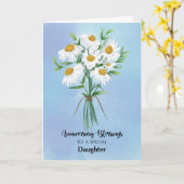 Für Daughter Wedding Jubiläumssegmente Bouquet Karte (Gelbe Blume)