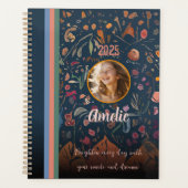 Für Daughters: Abstraktes Blumendesign-Foto Planer (Vorderseite)