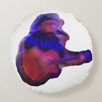 Für Deinen BLUES -  Rundes Kissen