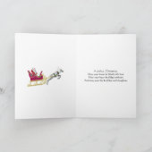 Für deinen Mann, eine Weihnachtskarte Feiertagskarte (Innenseite)