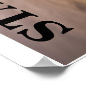 FÜR DEMOKRATIE STEHEN #VoteBlue Poster (Ecke)