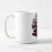 Für den 90er-Beat-Shirt Geboren Kaffeetasse (Links)