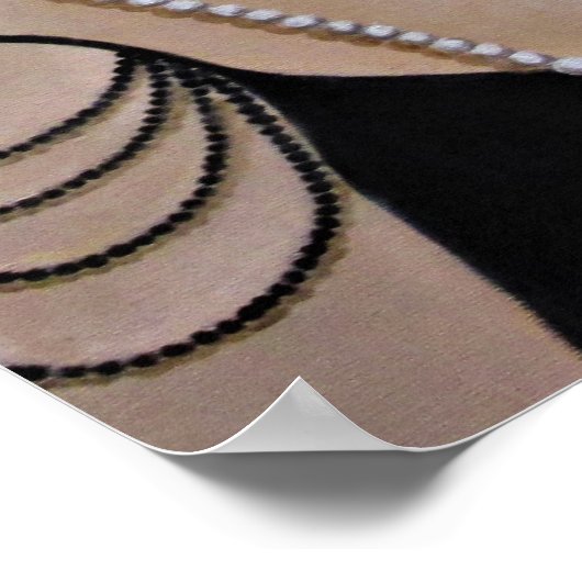 Für den Abend verkleidet, Poster (Ecke)