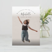 Für den Abschluss der Sternenhochschule Ankündigung (Stehend Vorderseite)