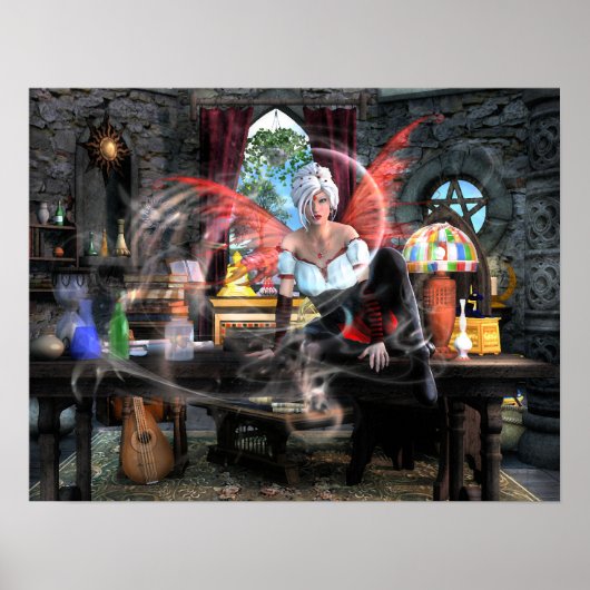 Für den Assistenten gewartet Poster (Vorne)