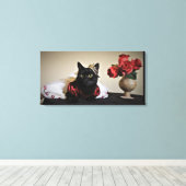 Für den Ball verkleidet Leinwanddruck (Insitu (Holzboden))