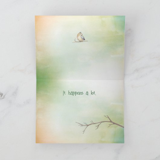 Für den besonderen Sprungtochter auf Zweig Karte (Innenseite)