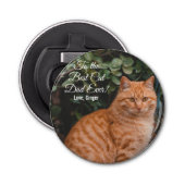 Für den besten Cat Vater je benutzerdefiniertes Fo Flaschenöffner (Vorderseite)