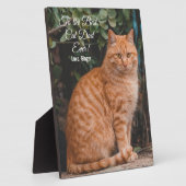 Für den besten Cat Vater je benutzerdefiniertes Fo Fotoplatte (Seite)