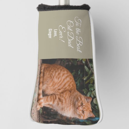 Für den besten Cat Vater je benutzerdefiniertes Fo Golf Headcover (Rotieren 90)